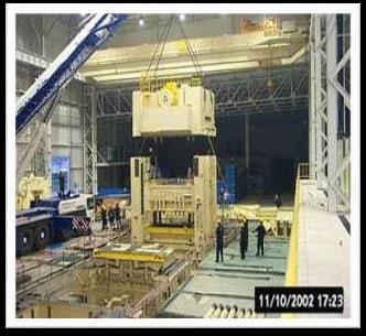 Automotive plant equipment installation from the career presentation