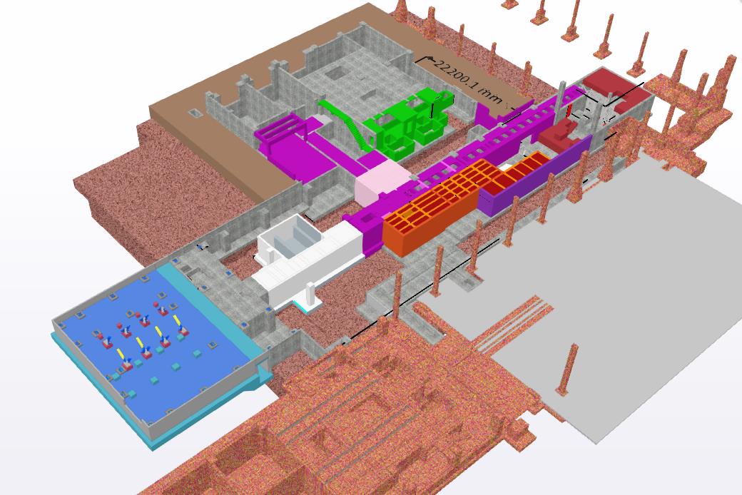 3D foundry model from the career presentation