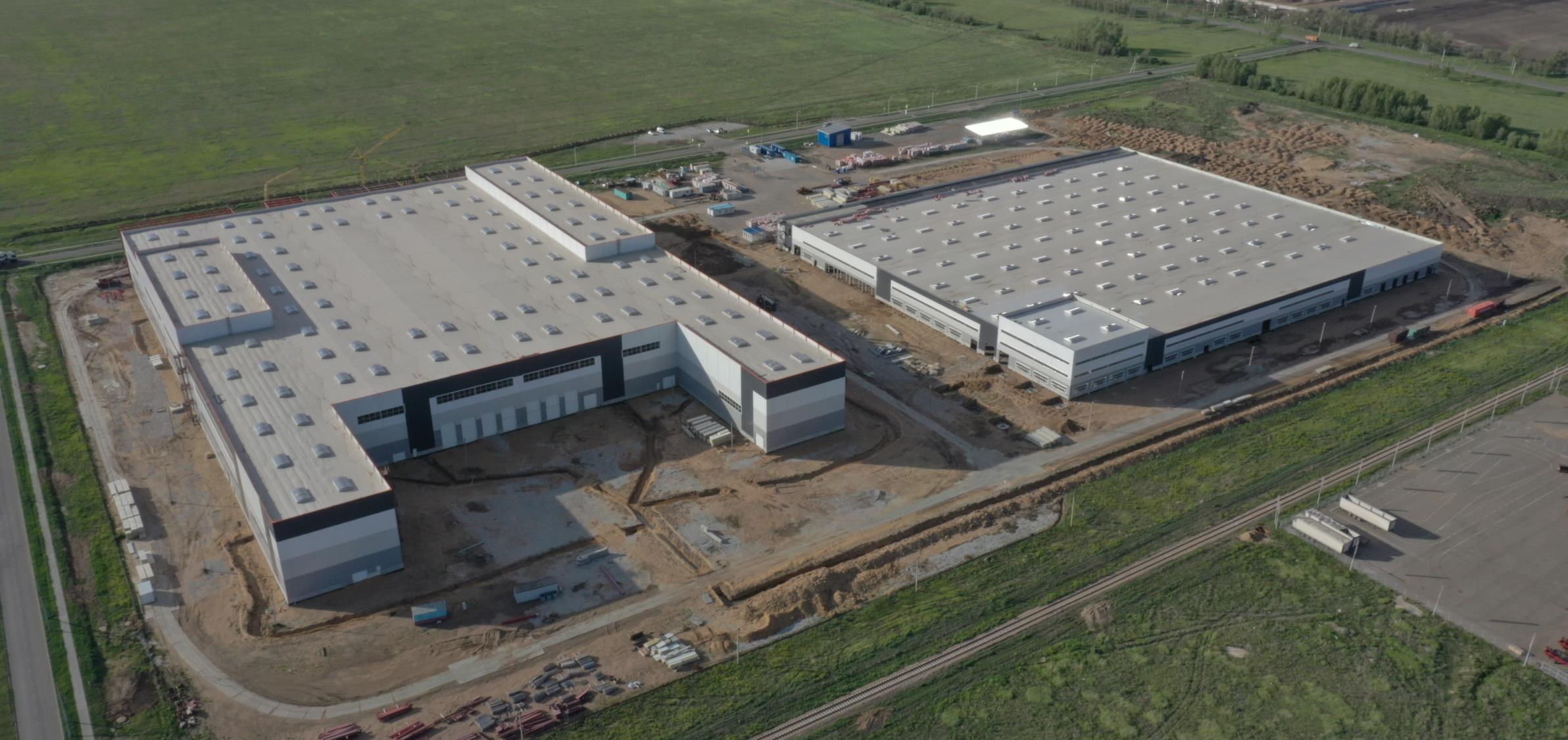 Aerial view of the Kamlit plant from the career presentation